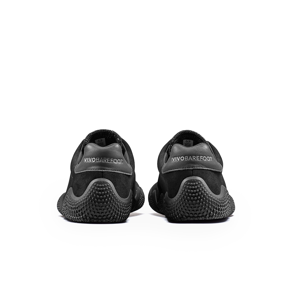 Vivobarefoot Motus Studio Sneaker Leather Mens Obsidian