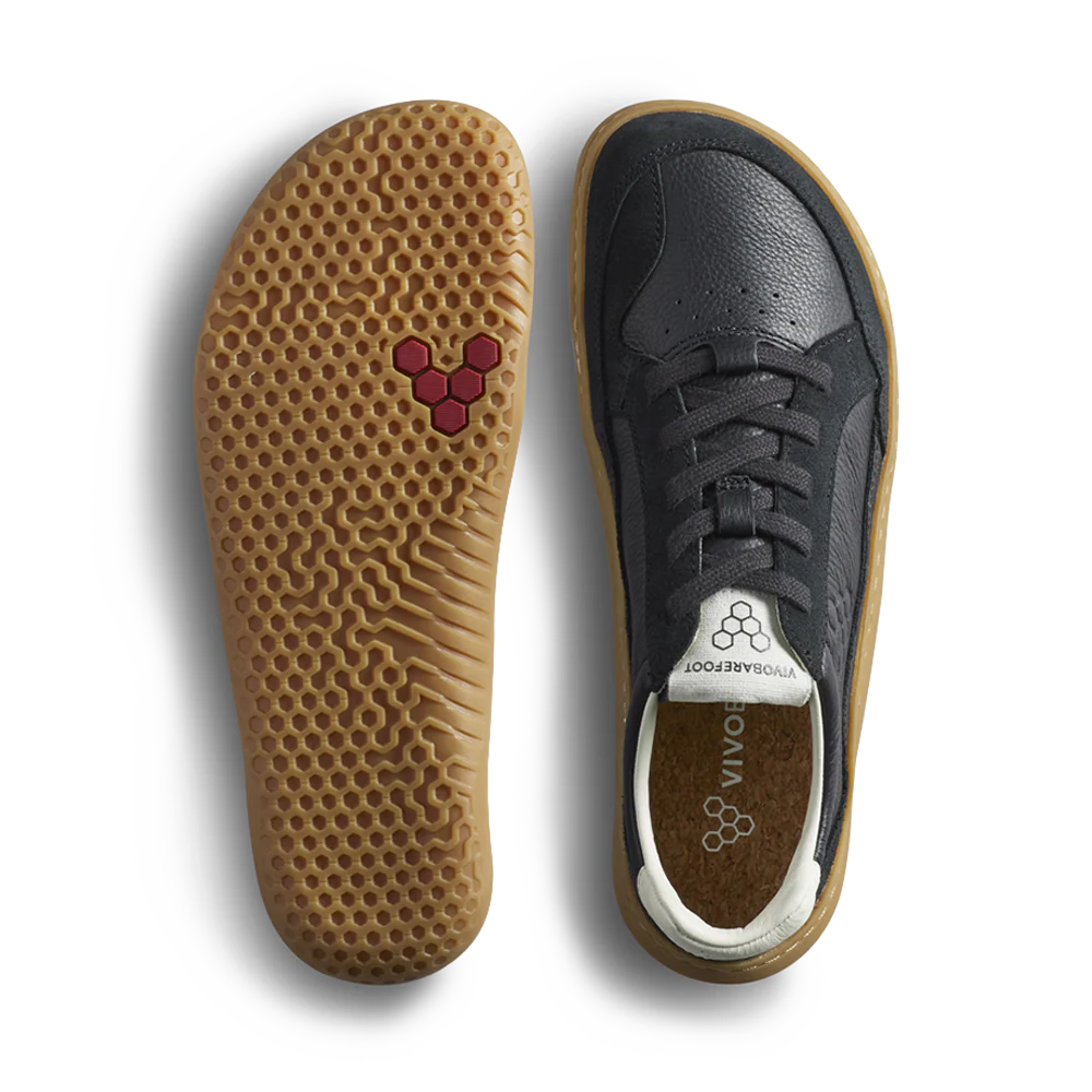Vivobarefoot Gobi III Sneaker Leather Womens Obsidian
