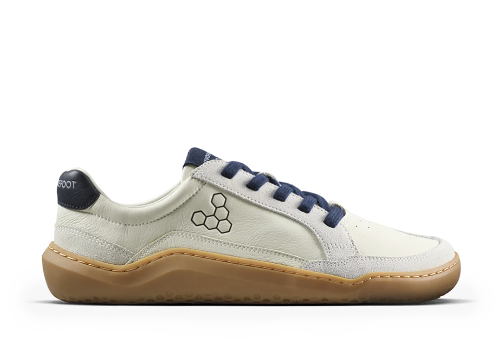 Vivobarefoot Gobi III Sneaker Leather Mens Limestone/Seaborne