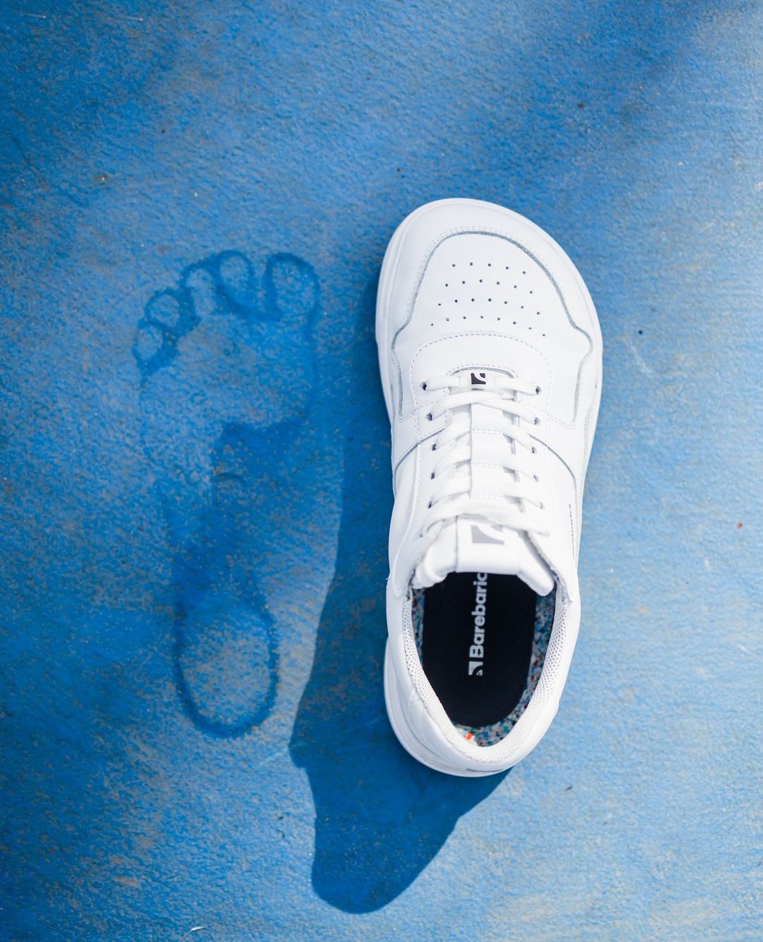 Barefoot Sneakers Barebarics Zing - All White - Leather 7  - OzBarefoot