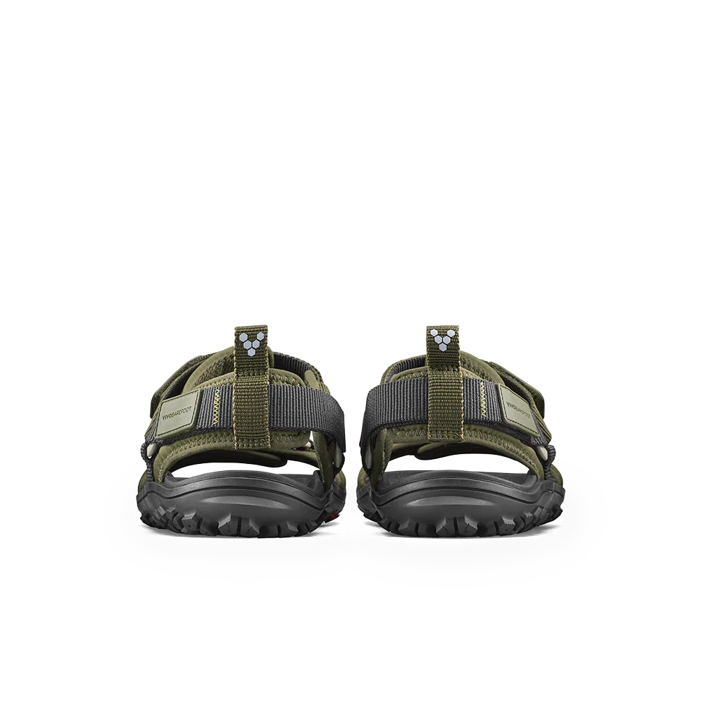 Vivobarefoot Tracker Ora Sandal Mens Dark Olive