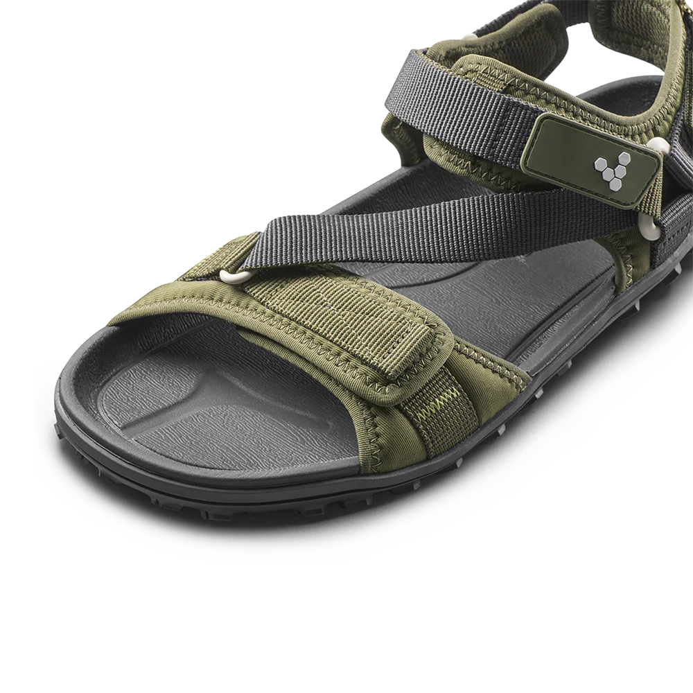Vivobarefoot Tracker Ora Sandal Mens Dark Olive