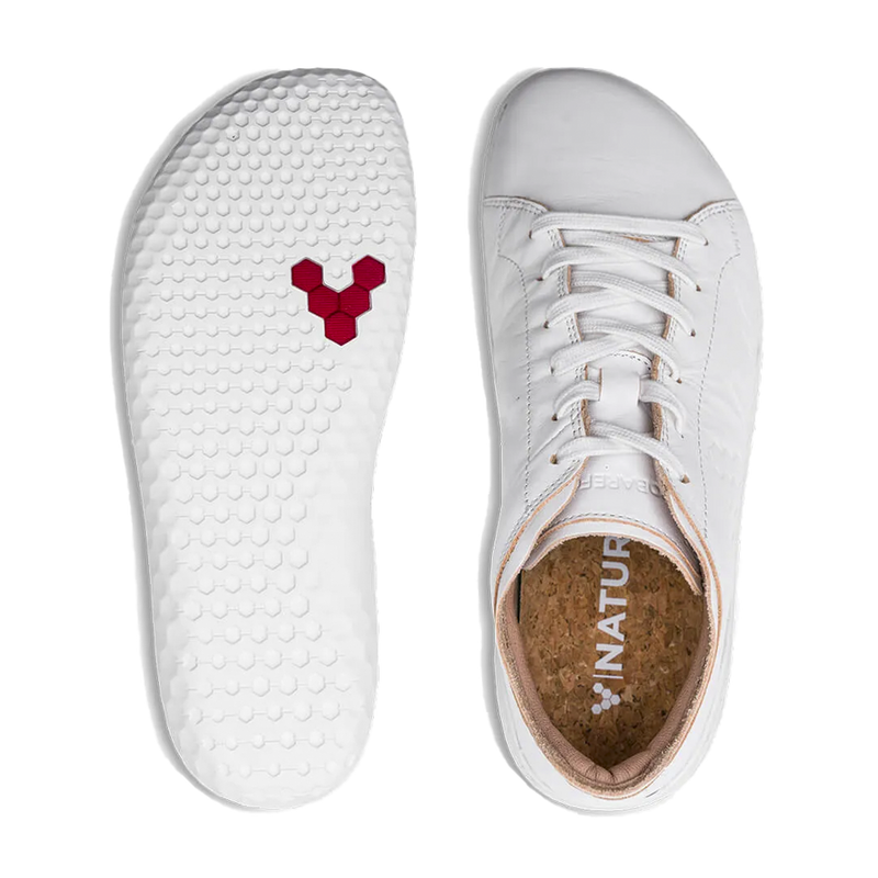 Vivobarefoot Geo Court III Womens Bright White 2  - OzBarefoot