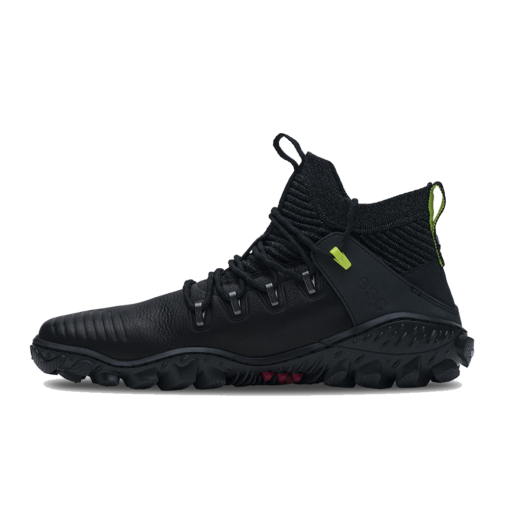 Vivobarefoot Magna Forest Esc Mens Obsidian/Lime 3  - OzBarefoot