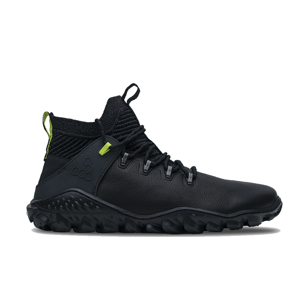 Vivobarefoot Magna Forest Esc Mens Obsidian/Lime 1  - OzBarefoot