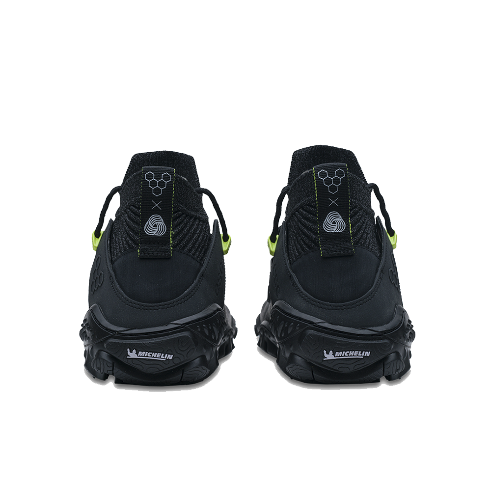 Vivobarefoot Magna Forest Esc Mens Obsidian/Lime 5  - OzBarefoot