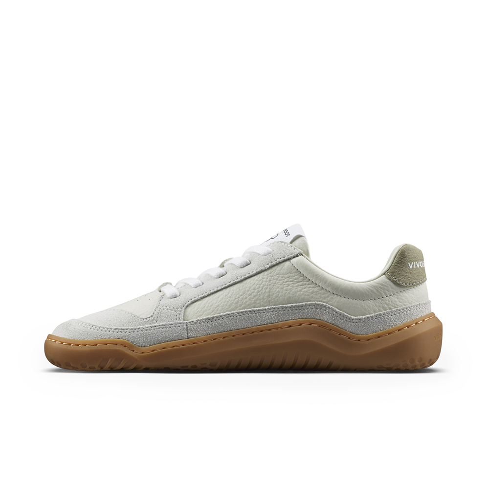 Vivobarefoot Gobi III Sneaker Leather Womens Limestone Dusty Green
