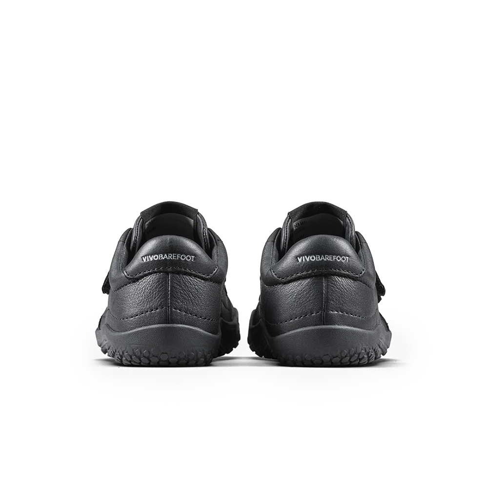 Vivobarefoot Gobi Sneaker School Pre-School Obsidian