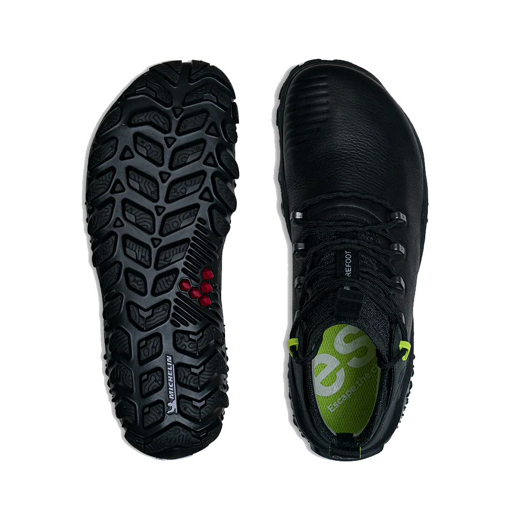 Vivobarefoot Magna Forest Esc Mens Obsidian/Lime