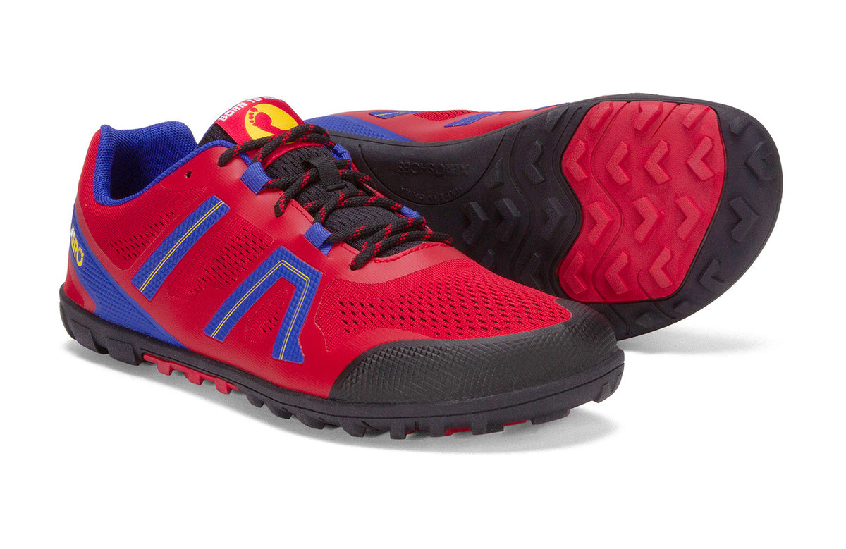 Barefoot Shoes - Xero -MESA TRAIL II BORN TO RUN - MEN - Red 18  - OzBarefoot