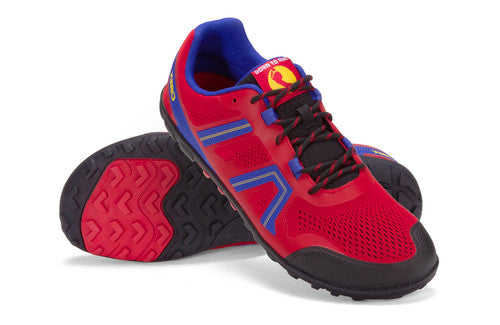 Barefoot Shoes - Xero -MESA TRAIL II BORN TO RUN - MEN - Red 17  - OzBarefoot