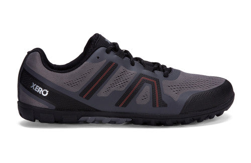 Barefoot Shoes - Xero - MESA TRAIL II: TRAIL RUNNING SHOE - MEN - Steel Gray / Orange 6  - OzBarefoot