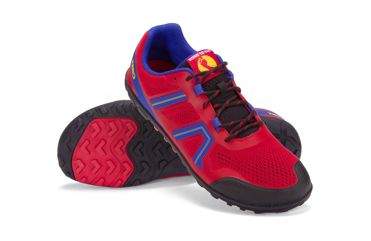 Barefoot Shoes - Xero -MESA TRAIL II BORN TO RUN - MEN - Red 16  - OzBarefoot