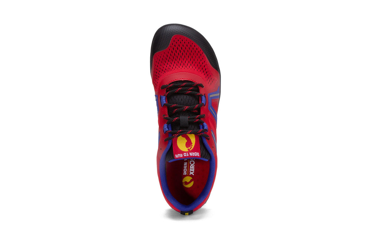 Barefoot Shoes - Xero -MESA TRAIL II BORN TO RUN - MEN - Red 6  - OzBarefoot