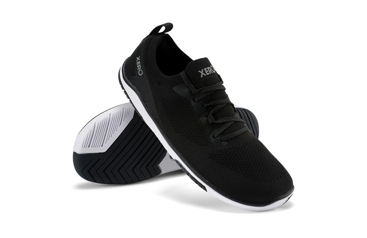 Barefoot Shoes - Xero - Nexus Knit Womens - Athletic Lifestyle Sneaker - WOMEN- Black 11  - OzBarefoot
