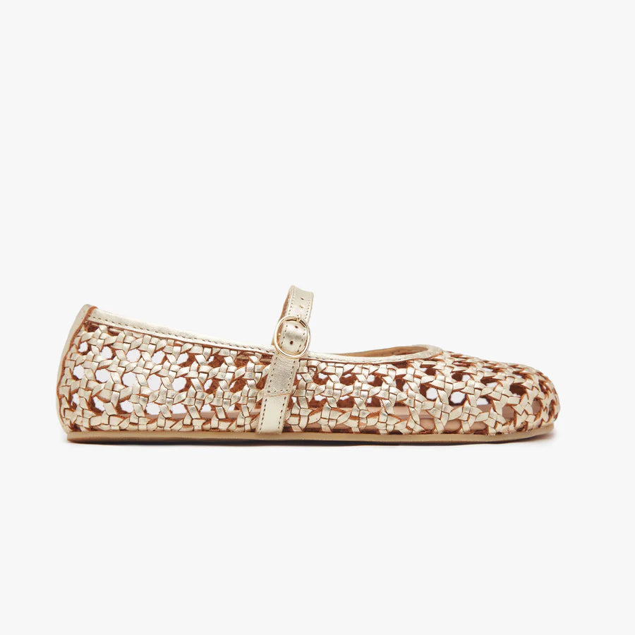 Origo Women's Woven Ballerina by Anya Gold