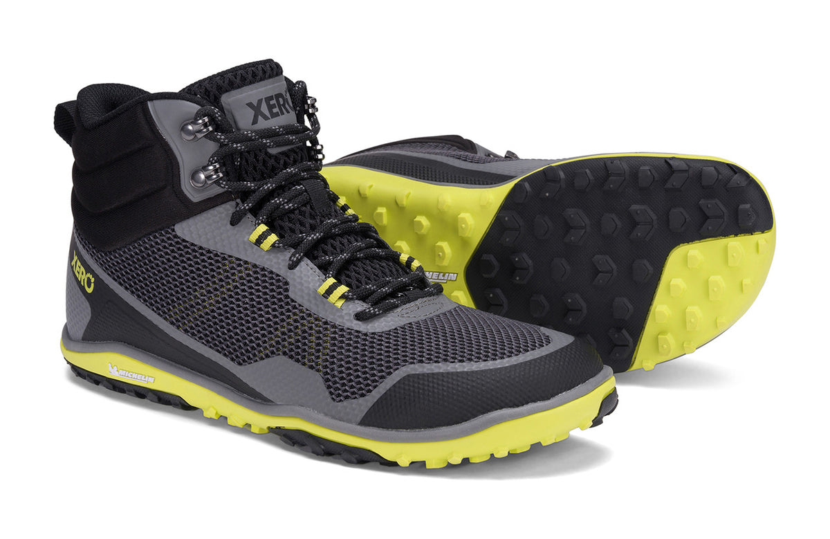 Barefoot Shoes - Xero - SCRAMBLER MID - MEN - Steel Gray / Sulphur 7  - OzBarefoot