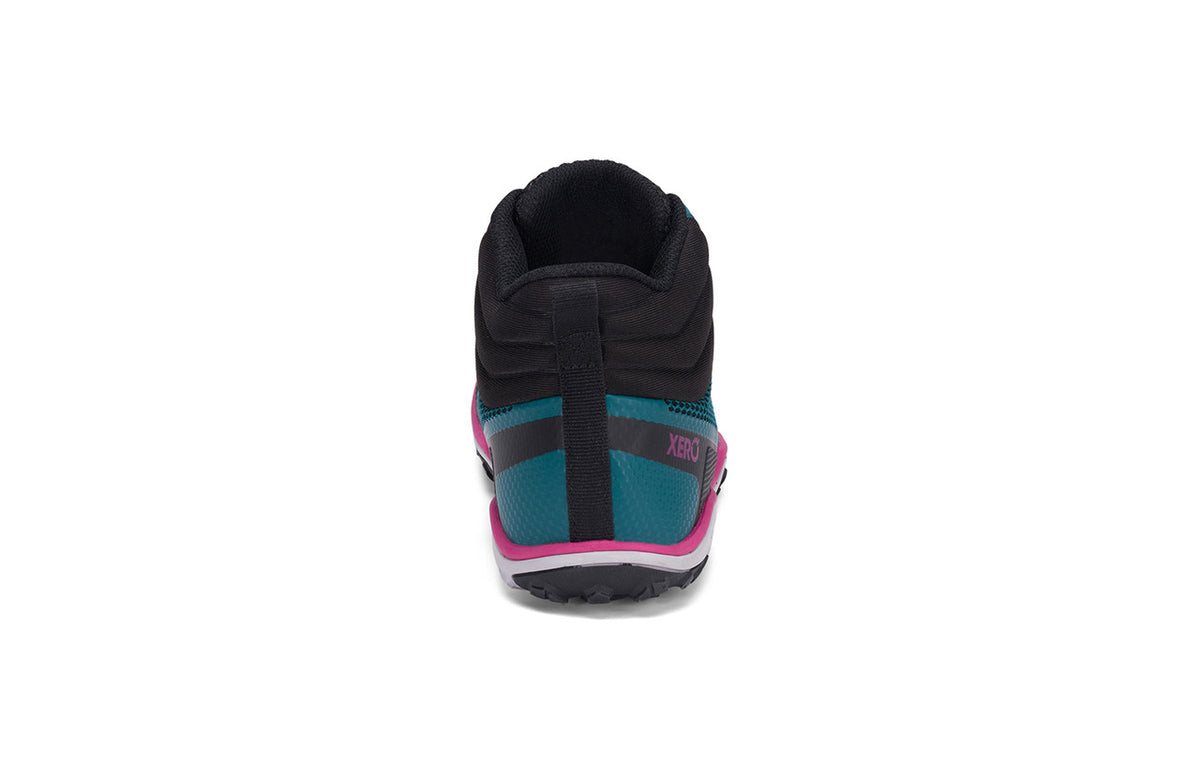 Barefoot Shoes - Xero - SCRAMBLER MID - WOMEN - Deep Lake / Fuchsia 2  - OzBarefoot