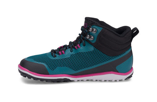 Barefoot Shoes - Xero - SCRAMBLER MID - WOMEN - Deep Lake / Fuchsia 6  - OzBarefoot