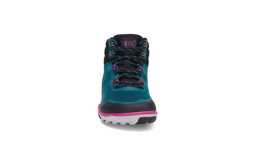 Barefoot Shoes - Xero - SCRAMBLER MID - WOMEN - Deep Lake / Fuchsia 3  - OzBarefoot