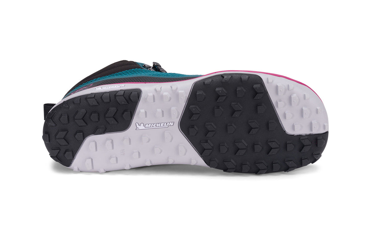 Barefoot Shoes - Xero - SCRAMBLER MID - WOMEN - Deep Lake / Fuchsia 1  - OzBarefoot