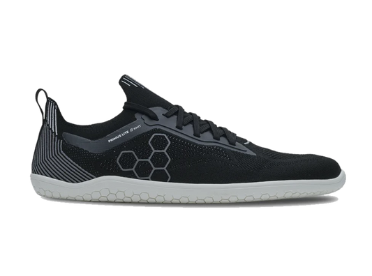 Womens barefoot workout shoes - Vivobarefoot Primus Lite Knit Womens Obsidian