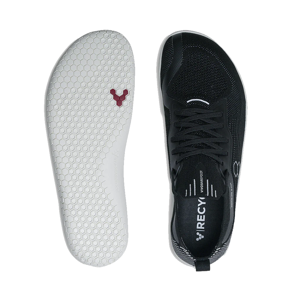 Top of Vivobarefoot Primus Lite Knit Womens Obsidian