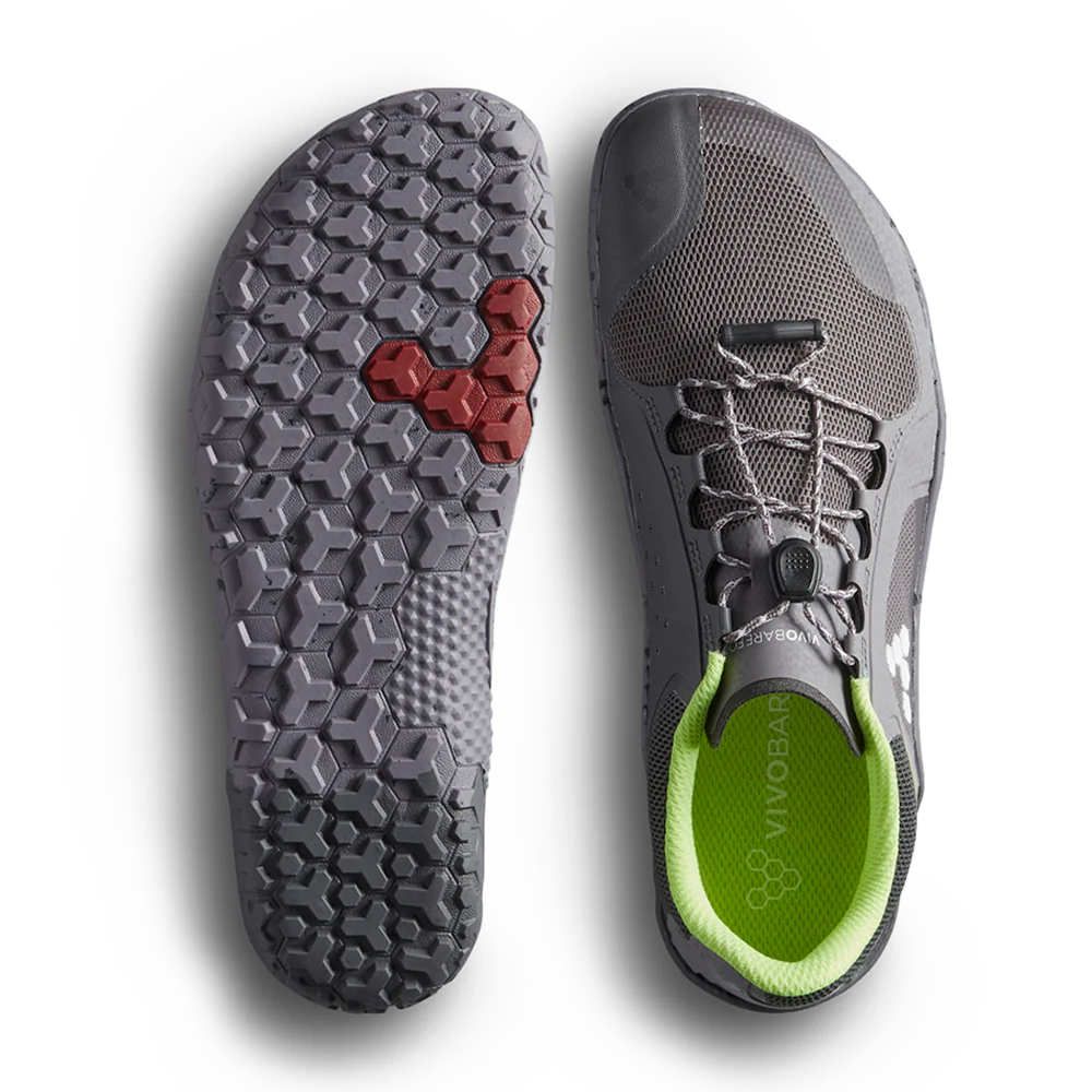 Top - Vivobarefoot Primus Trail II FG Womens Shark - OzBarefoot