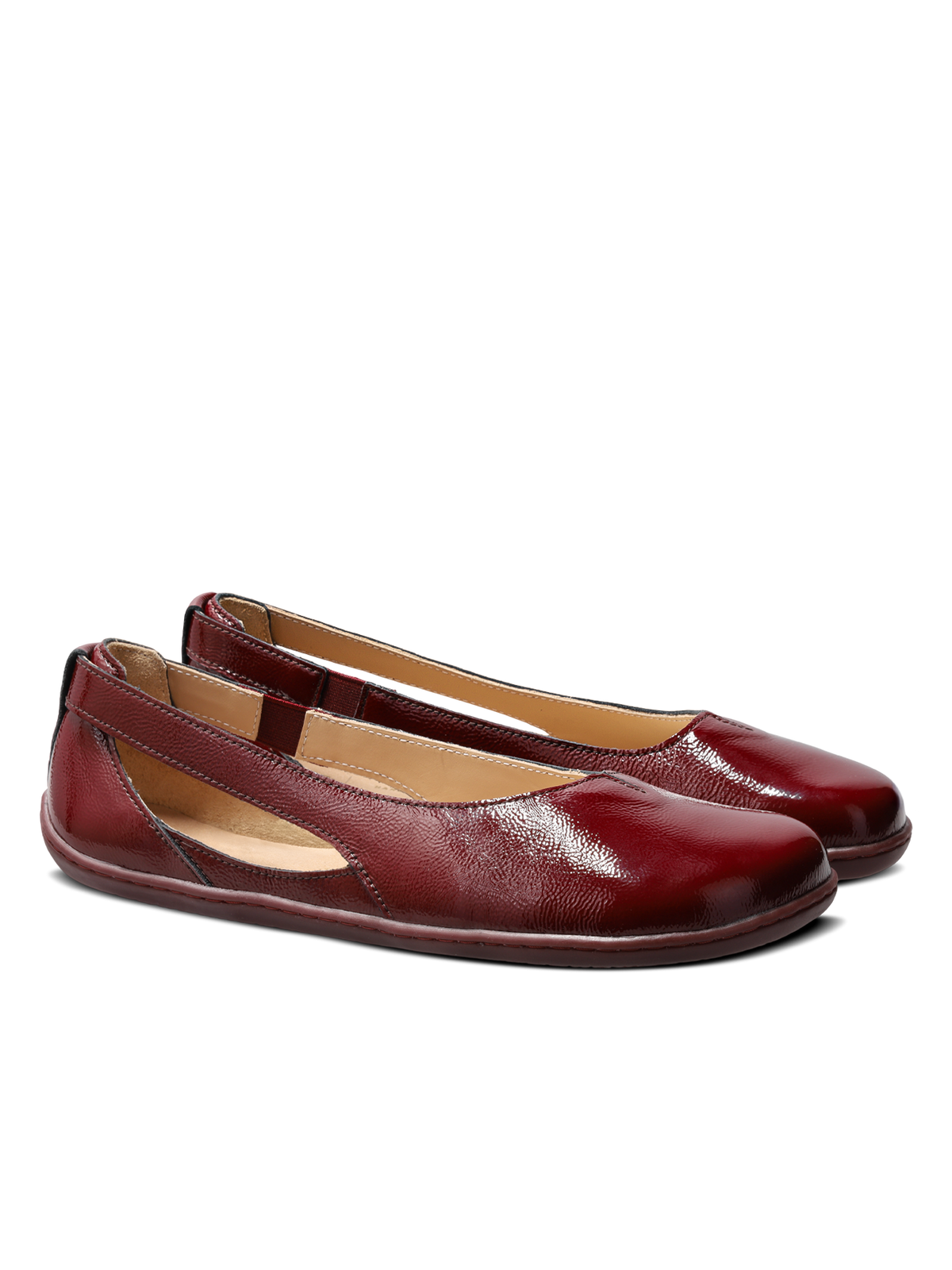 Ballet Flats Be Lenka Bellissima 3.0 - Burgundy 1  - OzBarefoot