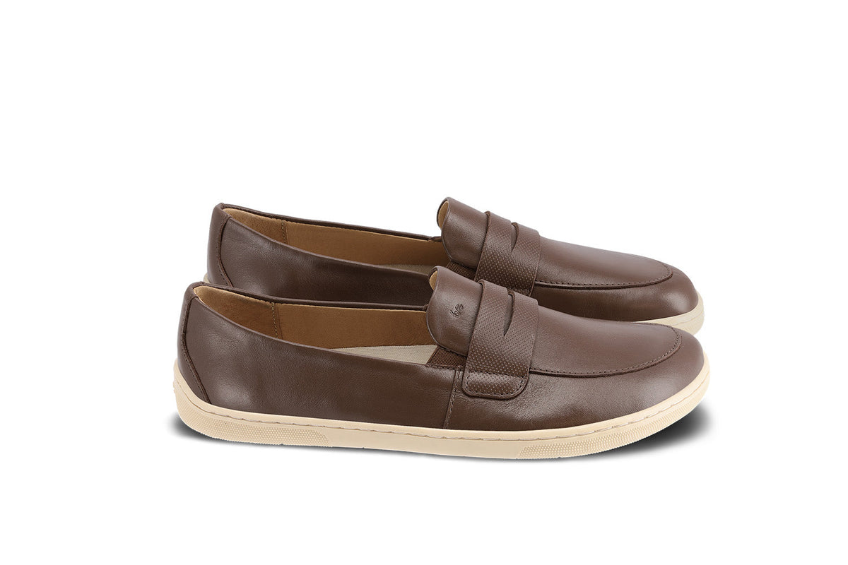 Barefoot Moccasins Be Lenka Buena - Dark Brown & Beige 3  - OzBarefoot