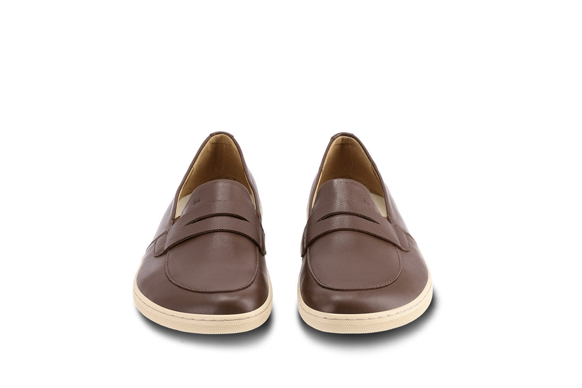 Barefoot Moccasins Be Lenka Buena - Dark Brown & Beige 5  - OzBarefoot