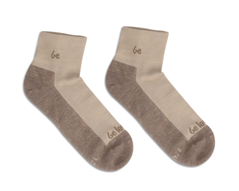 Barefoot Socks Be Lenka - Crew - Merino Wool – Beige