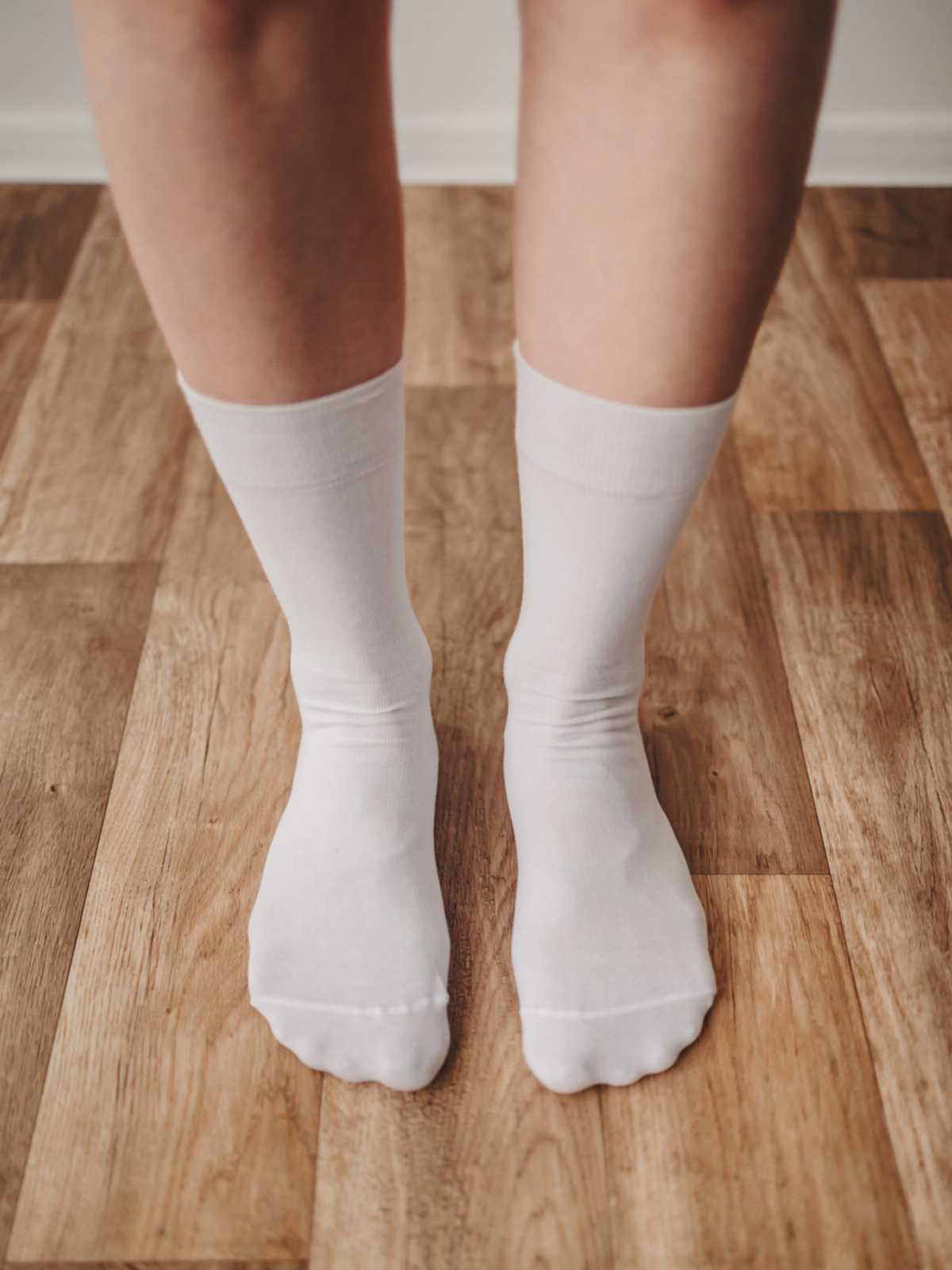 Barefoot Socks - Crew - Essentials - White - 3 pack 1  - OzBarefoot