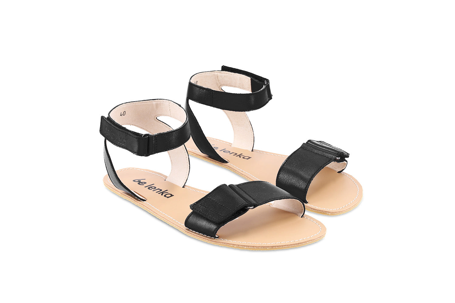 Barefoot Sandals - Be Lenka Iris - Black 2 OzBarefoot Australia