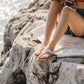 Barefoot Sandals - BeLenka Promenade - Ivory White Sale 5 OzBarefoot Australia