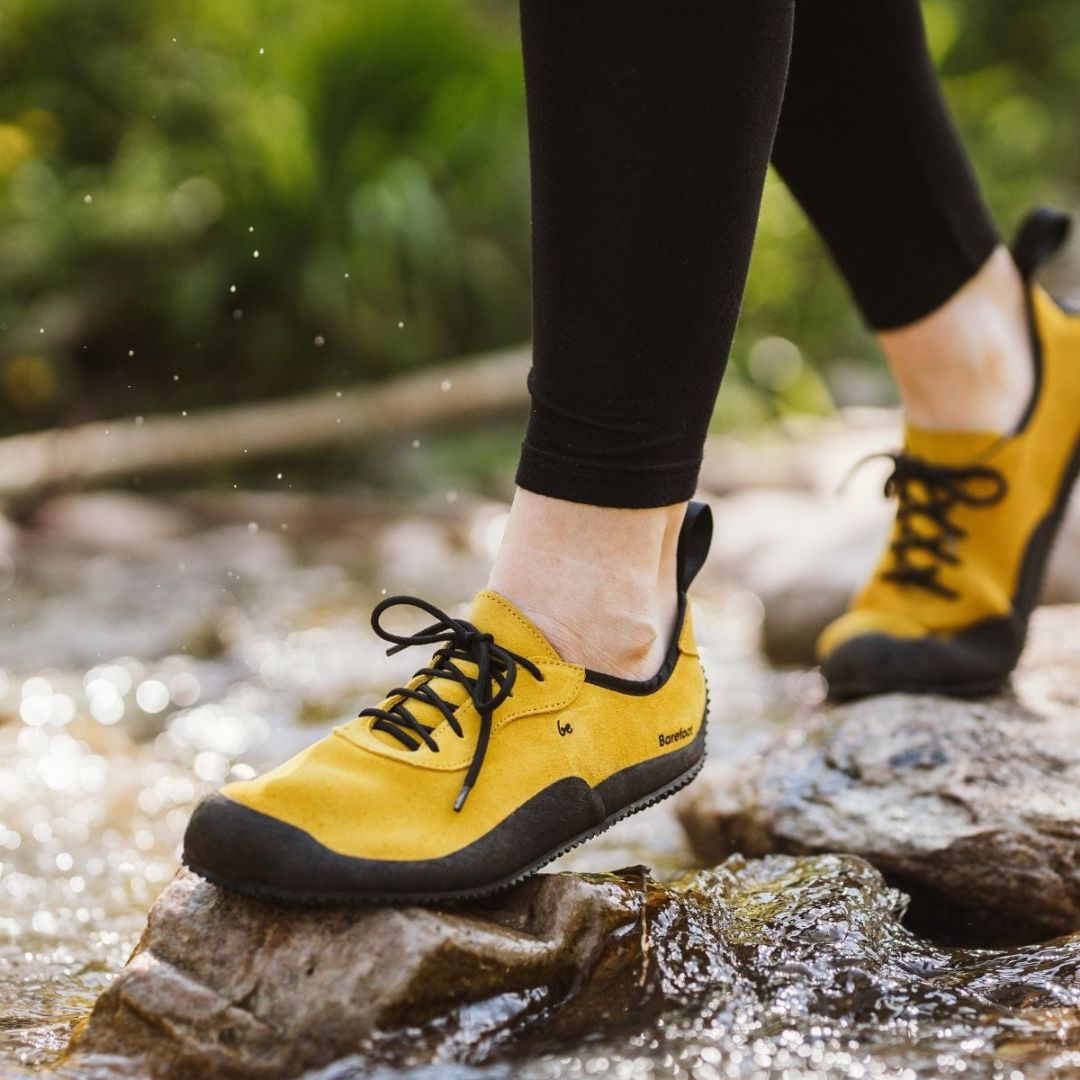 Walking in outdoor barefoot shoes in Australia