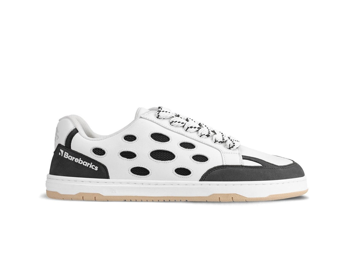 Barefoot Sneakers Barebarics Fusion - White & Charcoal 1  - OzBarefoot