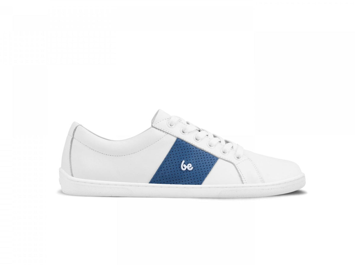 Barefoot Sneakers Be Lenka Elite - White & Dark Blue 1  - OzBarefoot