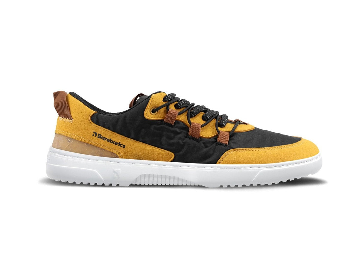 Barefoot Sneakers Barebarics - Revive - Golden Yellow & Black 1 OzBarefoot Australia