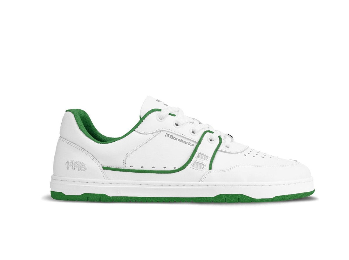 Barefoot Sneakers Barebarics Arise - White & Green 1  - OzBarefoot