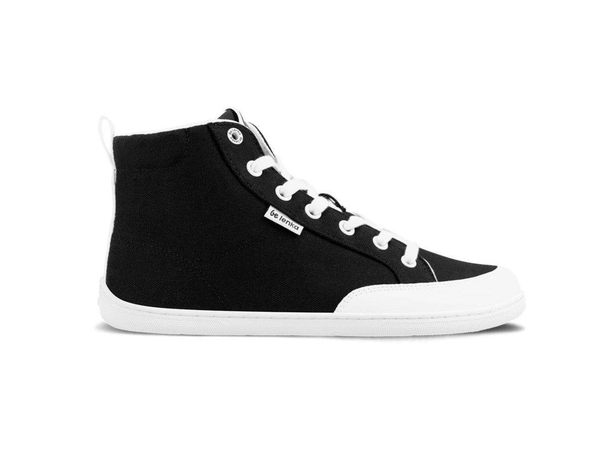 Barefoot Sneakers Be Lenka Rebound - High Top - Black & White (Shipping end of April) 1  - OzBarefoot