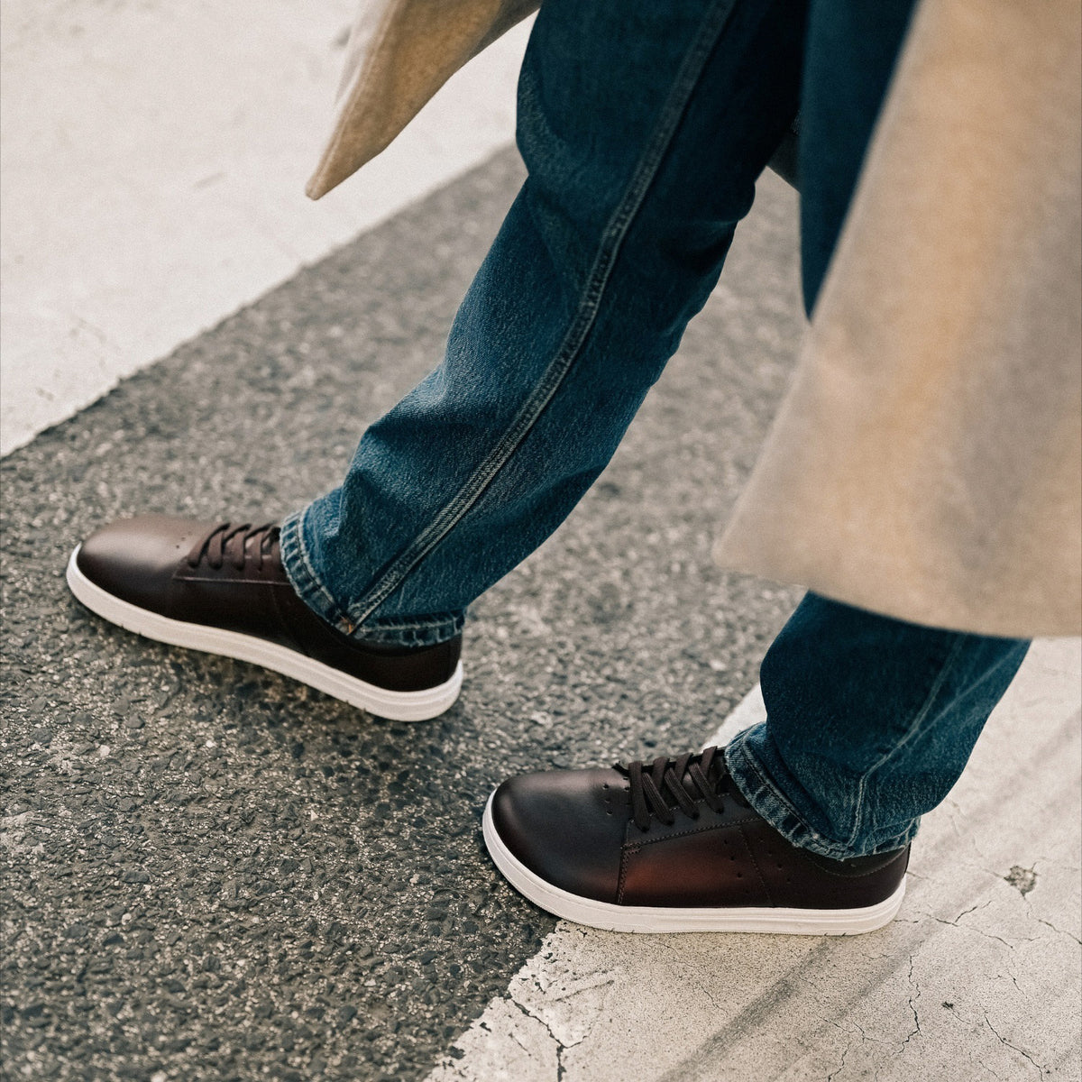 Barefoot Sneakers Barebarics Enigma - Dark Brown 3  - OzBarefoot