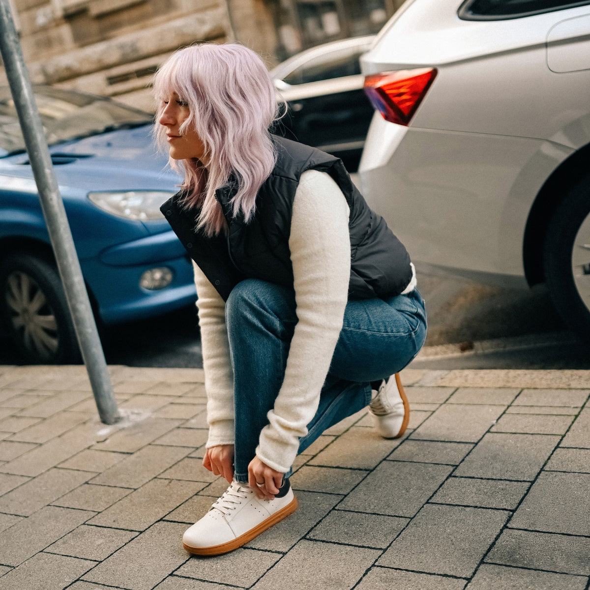 Barefoot Sneakers Barebarics Enigma - Ivory 24  - OzBarefoot