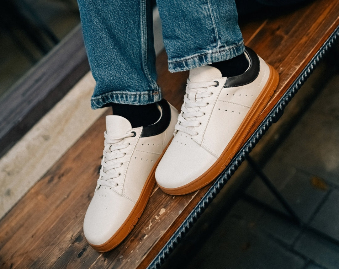 Barefoot Sneakers Barebarics Enigma - Ivory 23  - OzBarefoot