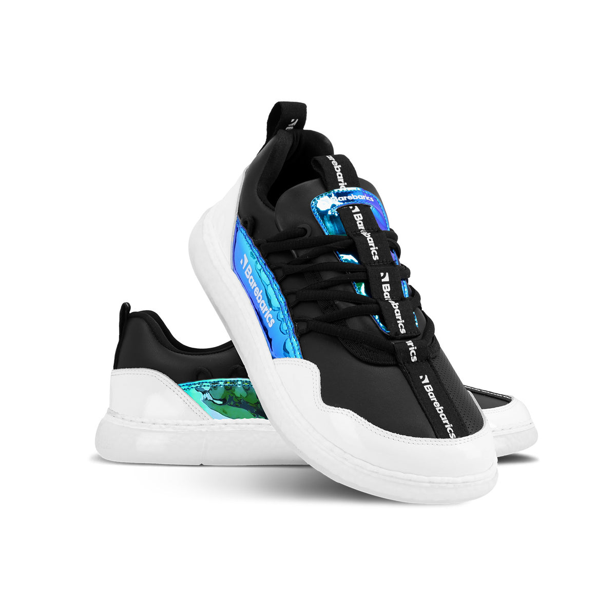 Barefoot Sneakers Barebarics Futura - Iridescent Black 2  - OzBarefoot
