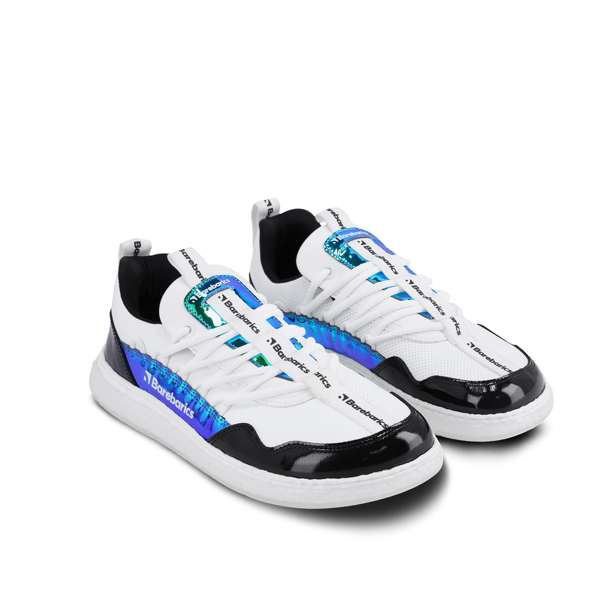 Barefoot Sneakers Barebarics Futura - Iridescent White 4  - OzBarefoot