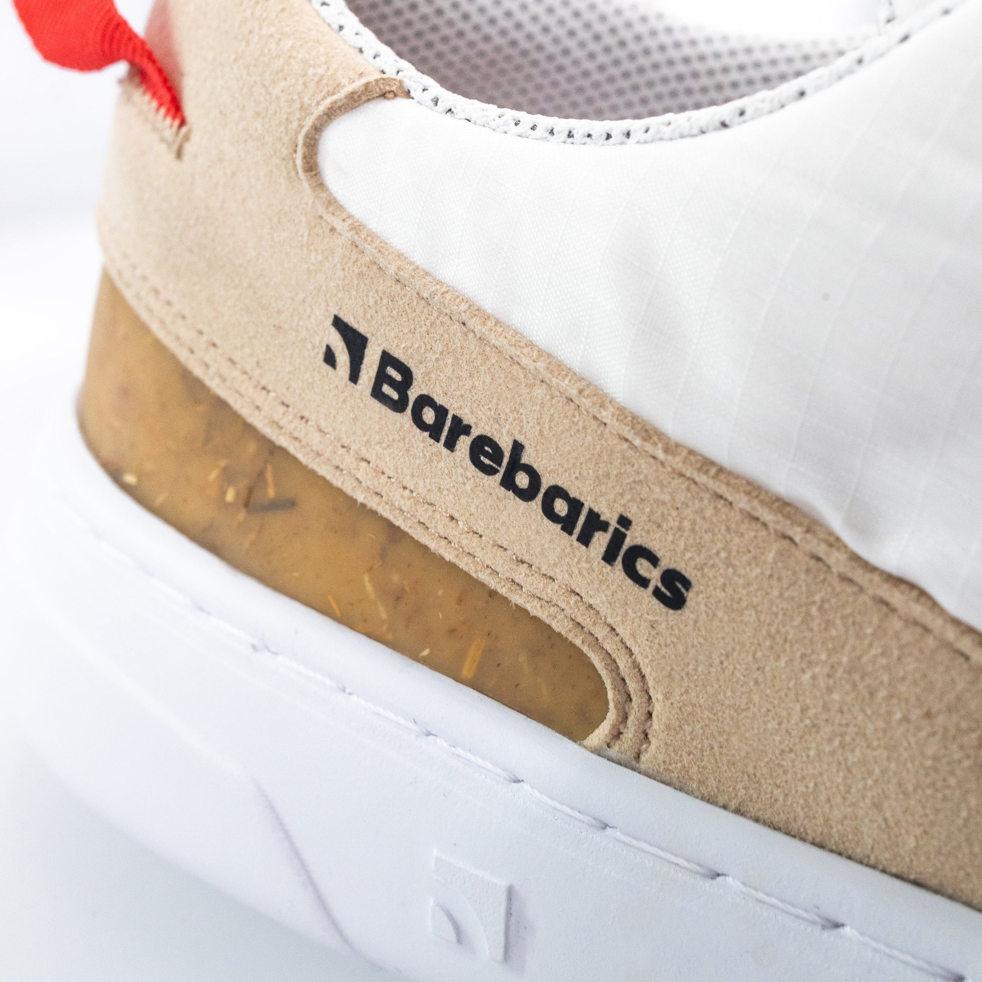 Barefoot Sneakers Barebarics - Revive - Beige & White 7 OzBarefoot Australia