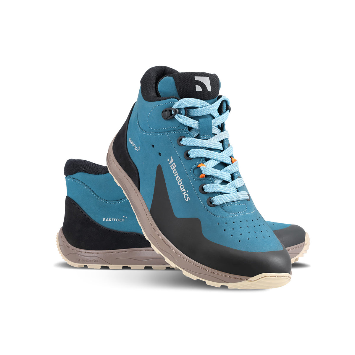 Barefoot Sneakers Barebarics Trekker - Petrol Blue 2  - OzBarefoot