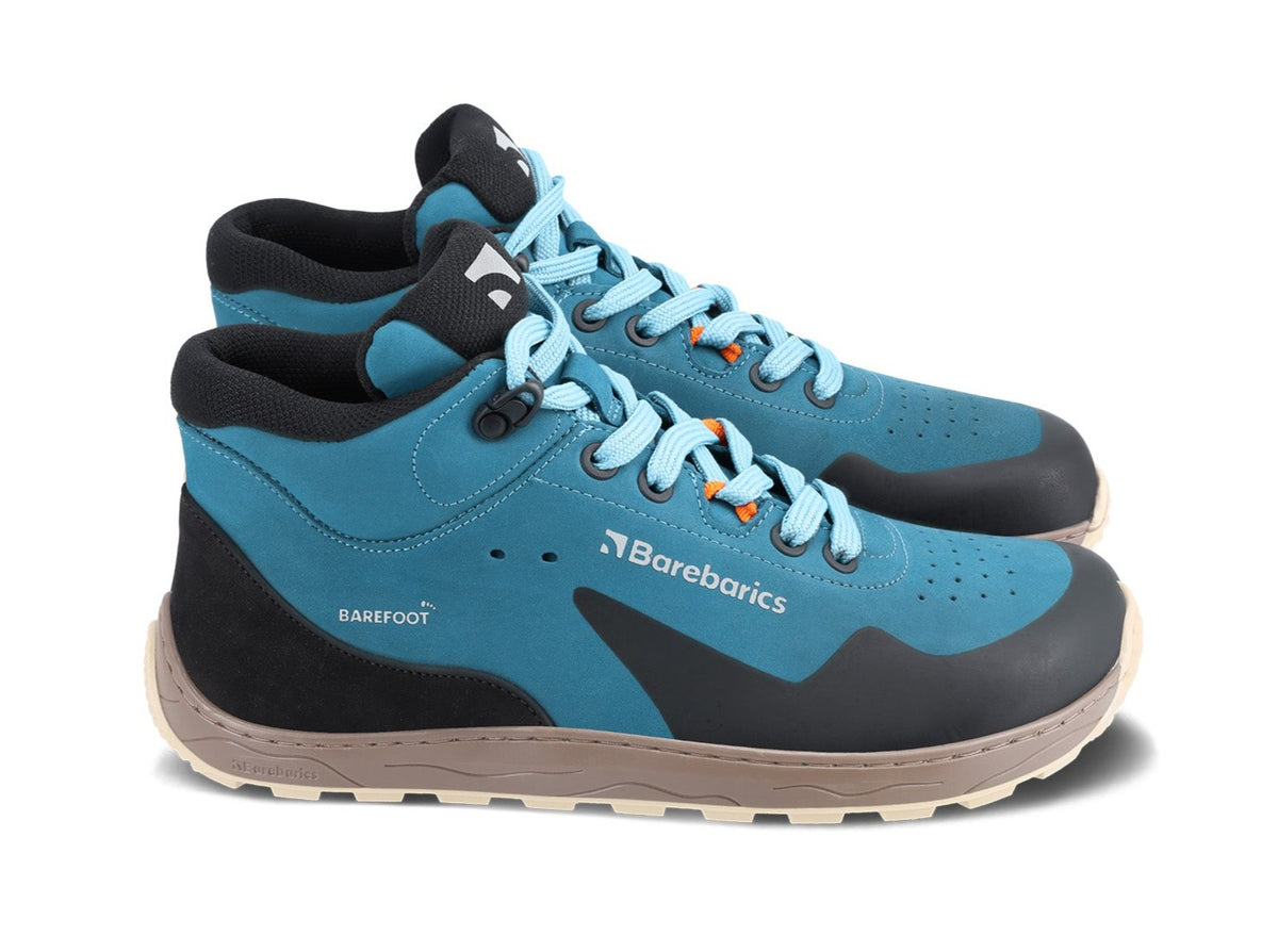 Barefoot Sneakers Barebarics Trekker - Petrol Blue 1  - OzBarefoot