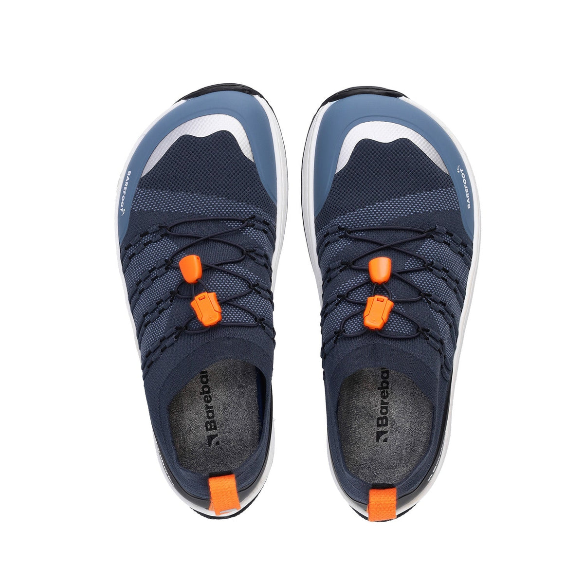 Barefoot Sneakers Barebarics Voyager - Dark Blue & White 5 OzBarefoot Australia